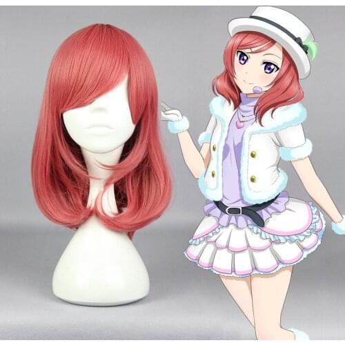 Anime Love Live School idol Project Cosplay Wig Maki Nishikino Cosplay Wigs Heat Resistant Synthetic Halloween Carnival Party