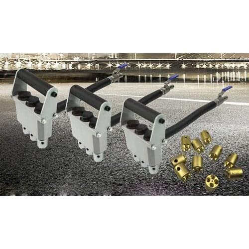 Three-head Pneumatic Chisel Hand-held Concrete Sanding Machine Using Alloy Chisel Head Pavement Wall Bridge Chisel Hammer