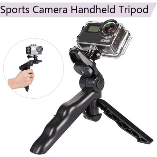 Portable Desktop Small Mini Tripod Table Tripod Handheld Grip Self Portrait Selfie Stabilizer for Sport Action Camera Support