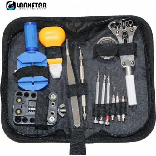 Manufacturer Supply Multifunction Repair Table Tool Set Watch Repairs Kit Clock Tool Repaired 13 in 1 Tools-kit