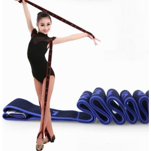 Durable Fitness Workout Stretch Strap Dance Gymnastics Workout Leg Arms Stretching BandYoga Strap Exercise Belt Equipment Gear
