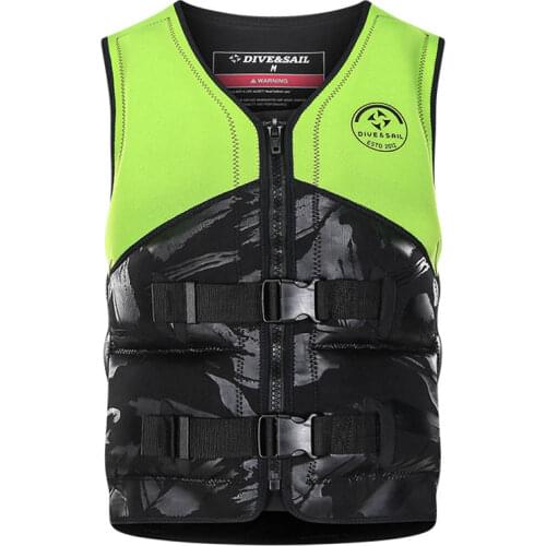 Life Jacket Adults Kayak Surf Vest Motorboats Wakeboard Raft Rescue Boat Jet Ski Fishing Vest Swimming Drift Clothing Life Vest