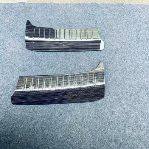 Car-styling Stainless Steel Inner Rear Bumper Protector Sill Trunk Covers Trim for Nissan Note E13 2020 2021 2022