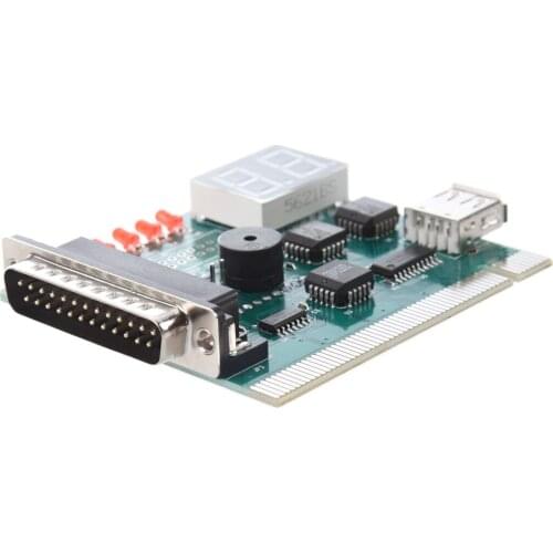 Motherboard USB & PCI Analyser Diagnostic Card Tester for Desktop & Laptop PC