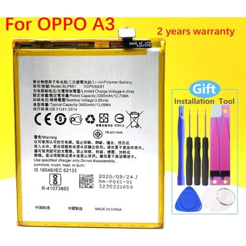 Wisecoco Oppo A3 Phone Batteries