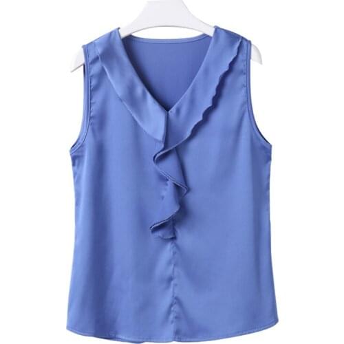 Summer Korean Fashion Silk Tank Top Women Satin Office Lady Tank Top Mesh Lace Solid Black Cami Top Loose for Women