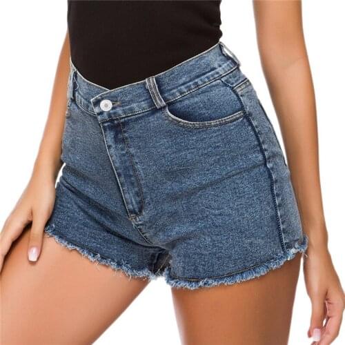 Female Fashion Casual Shorts Jeans Feminino Summer Cool Women Denim Shorts High Waists Fur-lined Plus Size Sexy Short Jeans