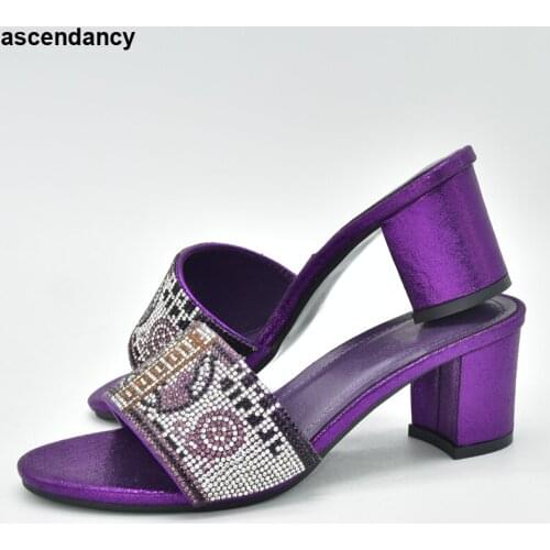 2021 Fashion Women Ladies Dress Shoes Open Toe Shoes Plus Size Women Shoes 43 Nigerian Women Sandals for Party Slip on Pumps