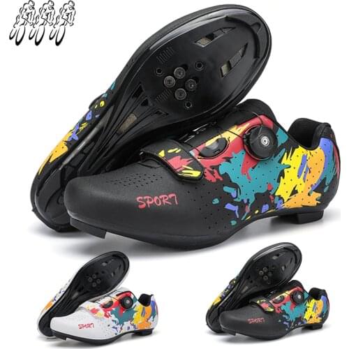 2021 Professional Sports Bike Shoes Outdoor Self-Locking Ultra-Light Road Bike Shoes Sapatilha Ciclismo Mtb Racing Cycling Shoes