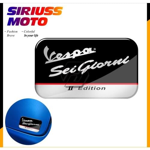 3D Motorcycle Sei Giorui II Edition Sticker Case for Piaggio Vespa GTS300 GTV300 Sei Giorui