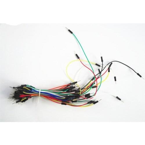 65pcs Duponet Cable Male To Maloe Jump Wire Jumper Line For Arduino UNO R3 Breadboard 65 Jump Wires Diy Rc Toy Robot Car Chasiss