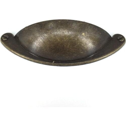 8pcs 102mmx26mm Cabinet Door Retro Style Shell Shaped Pull Handles Cupboard Door Cup Drawer Furniture Knobs