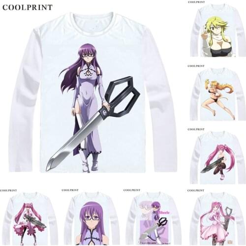 Akame Ga Kill! Akame ga Kiru! T-Shirts Long Sleeve Shirts Anime Manga Night Raid Mein Mine Tatsumi Leone Lubbock Cosplay Shirt