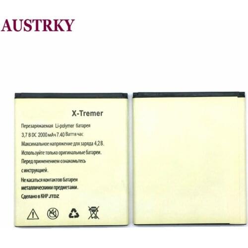 New X-Tremer Battery For EXPLAY X-Tremer Phone 2000mAh Baterij Batterie Batteries + Tracking Code