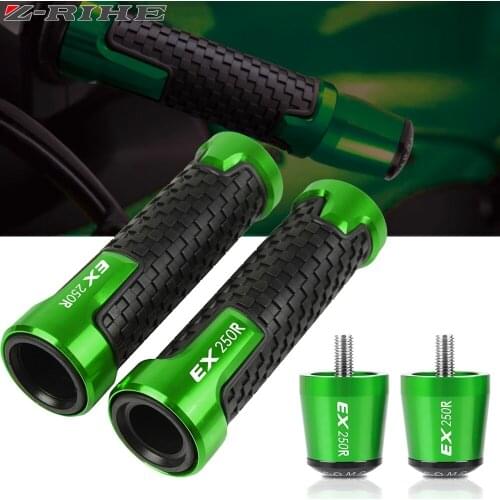 Motorcycle CNC Accessories Handlebar Grip Handle Bar Cap End Plugs FOR KAWASAKI EX250R EX 250R EX250 R 2008 2009 2010 2011 2012
