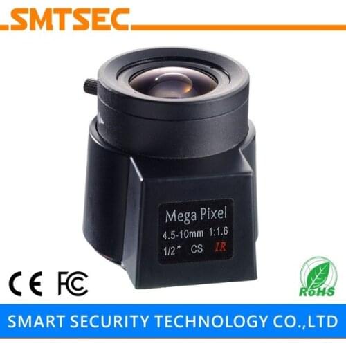 Auto Iris HD 5.0megapixel 4.5~10mm CS HD CCTV IP Camera lens,1/2 Image format, F1.6 (SL-4510AMP )