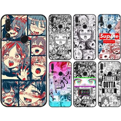 Ahegao manga girl For Huawei Honor 50 SE V30 30 X10 10X 30S 30i View 20 20S RU V20 20E 20i Pro Plus Lite Phone Case