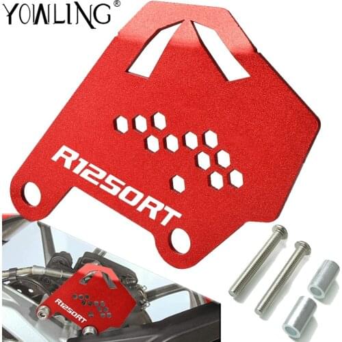 CNC Aluminum Rear Brake Disc Caliper Brake caliper Guard Protector Cover For BMW R1250RT R 1250RT R 1250 RT 2016 2017 2018 2019
