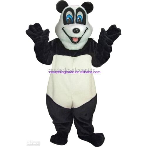 Hot sale Foam Character Adult lovely Happy Panda Mascot Costume fancy dress Halloween party costume