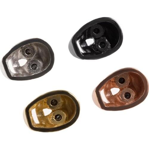 HPXmas Metal Animal evil Skull Cubic Zirconia cube beads charm needlework Bracelet jewelry making bracelet accessories C87