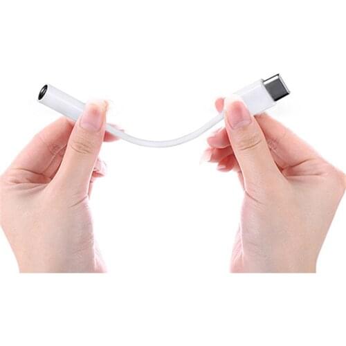 Type C to 3.5mm jack earphone Cable USB C Headphone Audio Adapter for huawei p30 p20 mate 30 pro Nova 5 honor 20 note 10 magic 2