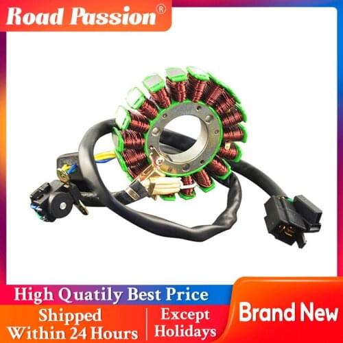 Road Passion Motorcycle Generator Stator Coil Assembly For SUZUKI DR200 1995-2013 DF200 1996-2000