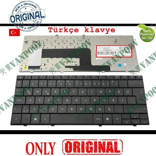 New TR Tastatur Notebook Laptop keyboard for HP Compaq Mini 110 mini110-1000 Mini 102, CQ10-100 Black Turkish 533551-141