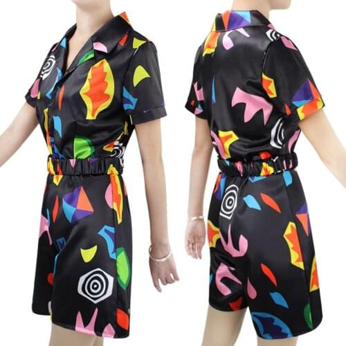 Girls Cosplay Costume Stranger Things Season 3 Eleven Romper Suit Juniors Playsuit Tops Kids Halloween Carniva Clothing