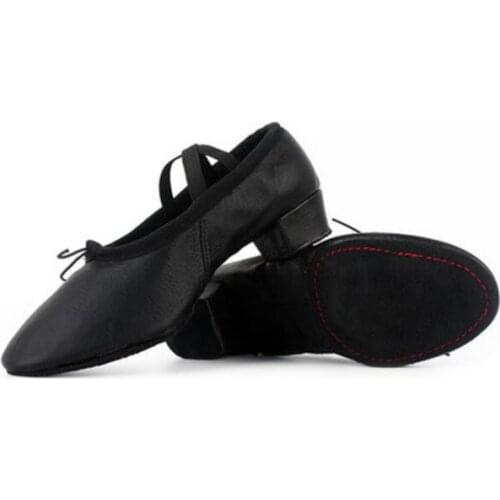 Leather Practice Dance Shoes Teacher Teaching Dance Shoes Ballet Shoes With Heels Discount Wholesale