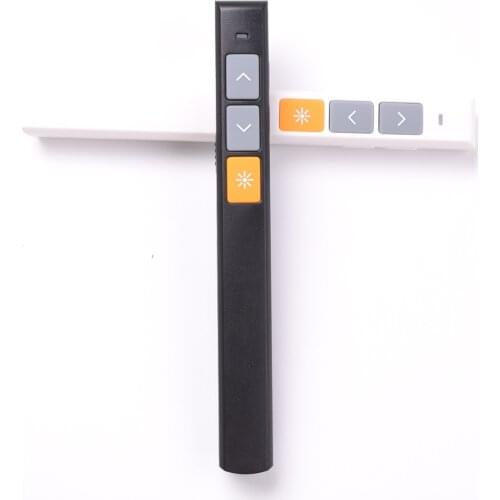 PPT Red Laser Pointer Remote Control, 2.4G USB Presenter Pen for Power Point, Microsoft Office, Prezi, Keynote Controller