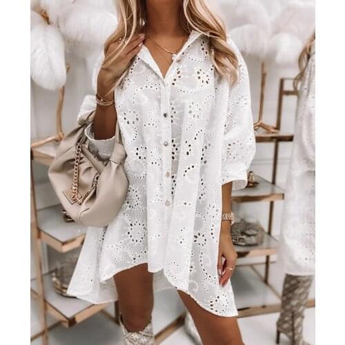 Женские белые рубашки Lugentolo China At AliExpress