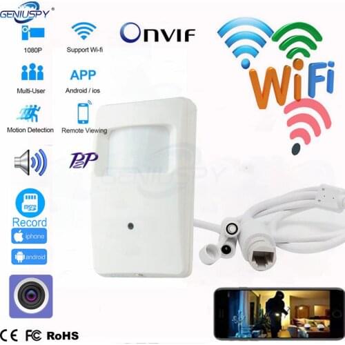 5MP IMX335 3MP 2MP 1.3MP 720P Mini IP Camera WIFI Covert PIR STYLE Motion Detector Wireless IP Camera Audio Sd Card P2P Security