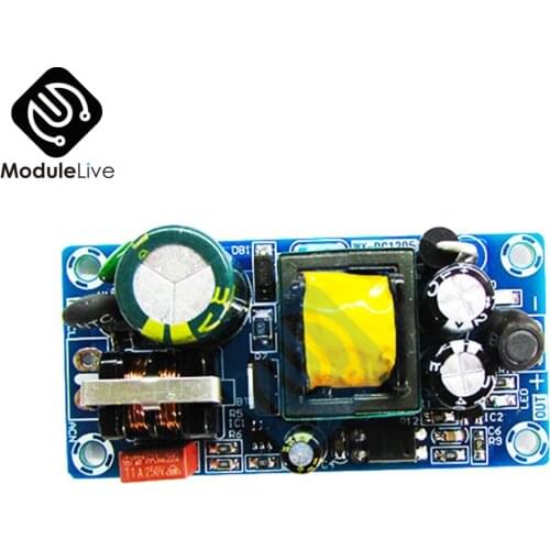 AC-DC Switching Power Supply Module AC 110V/220V to DC 12V 1A Transformer Low Ripple Power Supply Bare Board