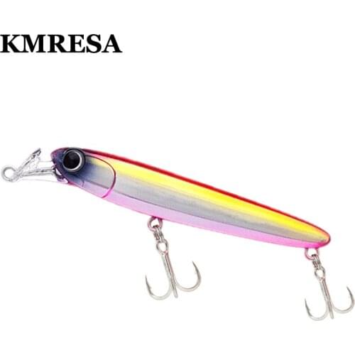 New Japan Fishing Lure Rocket Bait 75mm 13g Sinking Pencil Lures Long Casting Salt Bait For Sea Bass Snapper