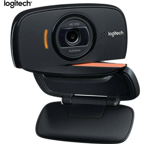 Original Logitech HD Full Webcam B525, Portable HD 720p Video Calling with Autofocus 1280x720 webcam Video Chat Camera