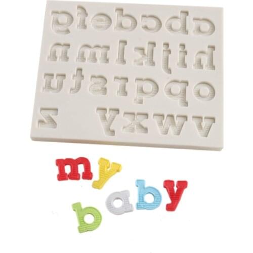 Letter Silicone Molds Fondant Cakes Decorating Tools Silicone Molds Sugarcraft Chocolate Baking Tools For Cakes Gumpaste Form