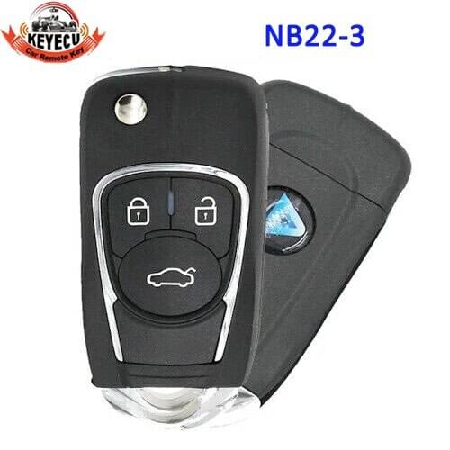 KEYECU KEYDIY Universal KD Remotes NB-Series NB22-3 for KD900 KD900+ URG200+ KD-X2