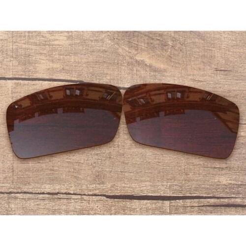 Vonxyz Bronze Brown Polarized Replacement Lenses for-Oakley Gascan Frame