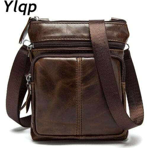 Ylqp Men's Leather Bags