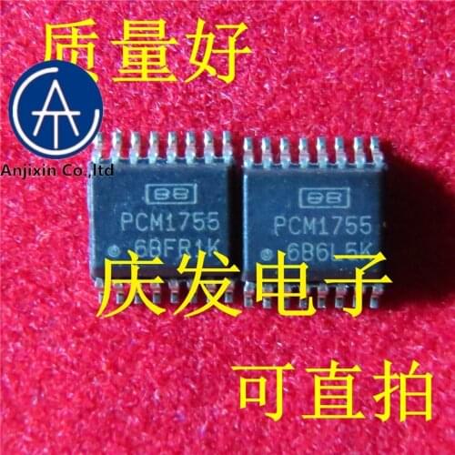 10pcs 100% orginal new real stock PCM1755PCM1755DBQR SSOP16 quality assurance