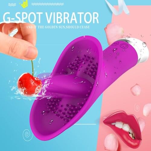 30 Frequency Tongue Vibrator Nipple Clitoris Vibrator Pussy Pump Silicone Oral Sex Simulator Sex Toys For Women Sex Product