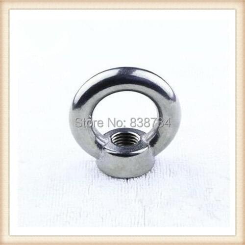 5pcs 304stainless steel / 304ss m8 lifting nut eye nut