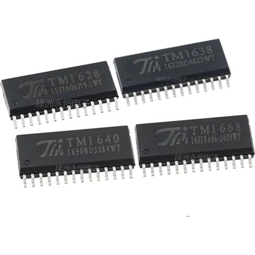 5PCS TM1638 /1618/1668/1640/1620/1628/2313 LED Driver Chip IC SMD SOP LED Display IC Chip
