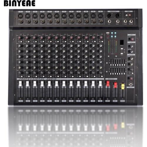 700W Powered Audio DJ Mixer Amplifier PMX1206D for Karaoke Studio