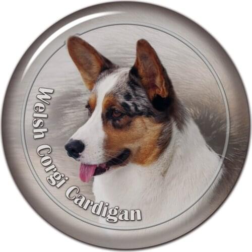 A0647# Various Sizes Removable Decal Welsh Corgi Cardigan Car Sticker Waterproof Accessories on Bumper Rear Window Laptop