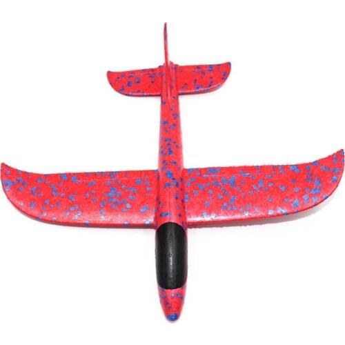 ABWE Best Sale 1Pcs EPP Foam Hand Throw Airplane Outdoor Launch Glider Plane Kids Gift Toy 48CM Interesting Toys