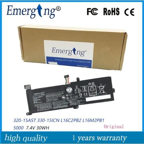 7.4V 30WH New Laptop Battery L16M2PB1 for Lenovo 320-14ABR 320-15ABR 520-15IKBR Xiaoxin 5000-15 Series L16L2PB3 L16M2PB2