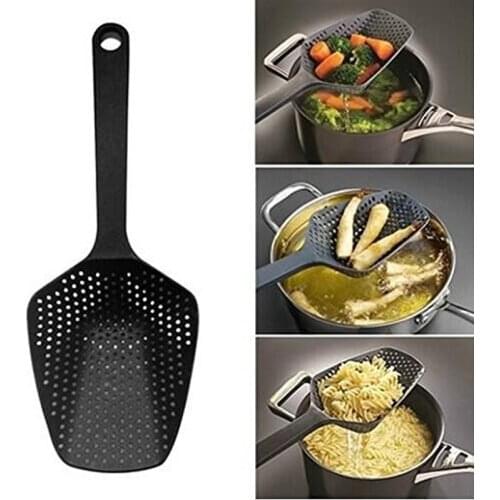 Nylon Strainer Large Scoop Colander Kitchen Appliances Spoon Shovel Soup Spoon Filter Cooking Tools Home Kitchen Accessories
