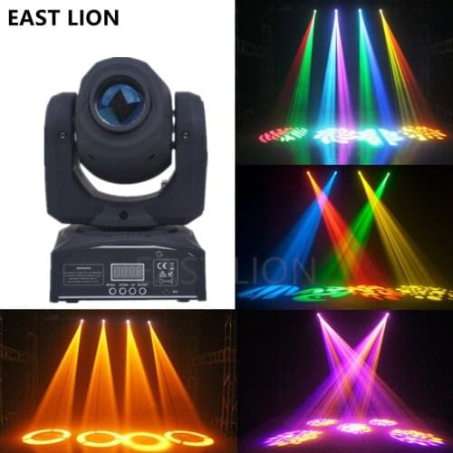 Fast Delivery Mini 30W Spot Gobo Led Beam Moving Head Stage Lighting Projector Disco Bar Professional DJ DMX Controller Light