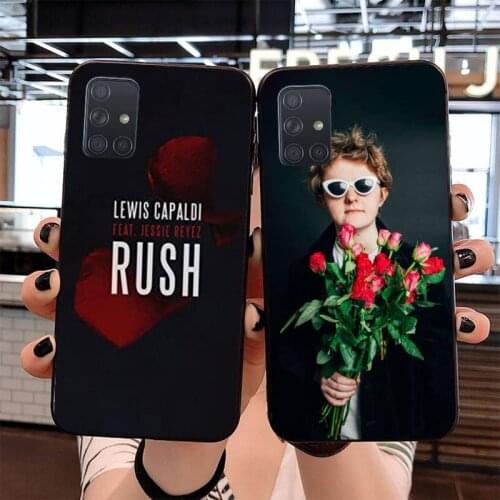 CUTEWANAN Lewis Capaldi DIY Painted Bling Phone Case for Samsung S20 plus Ultra S6 S7 edge S8 S9 plus S10 5G lite 2020